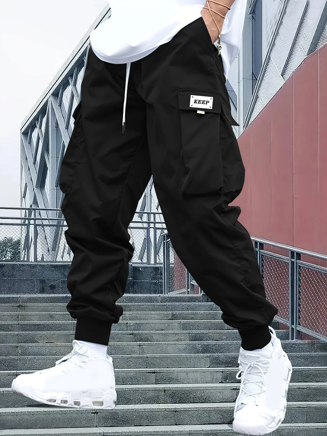 Jano - Herren Cargo-Jogger-Hose