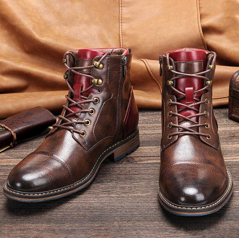 Javier – Robuste geschnürte Herren Lederstiefeletten - Image 6