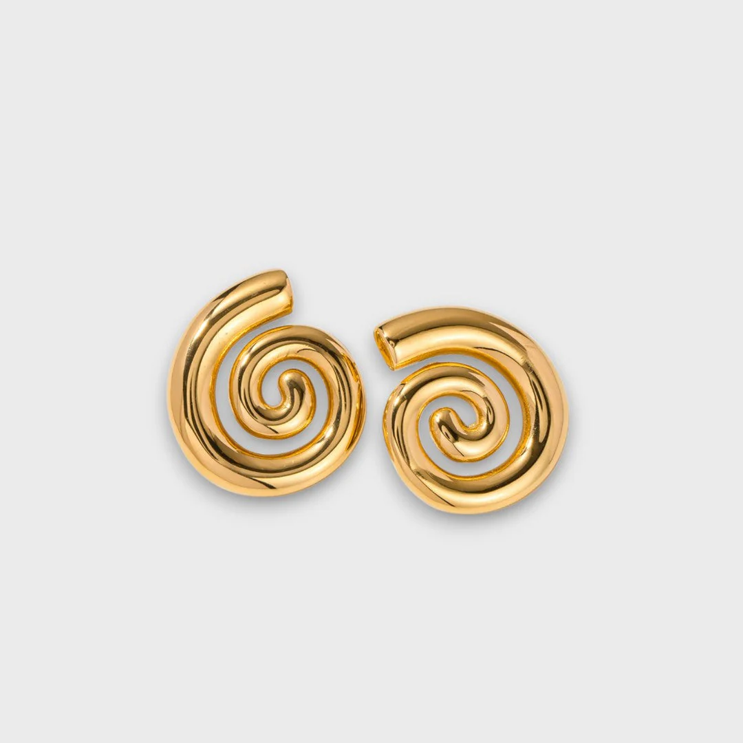 Jay – Spiral-Ohrringe mit moderner Leichtigkeit
