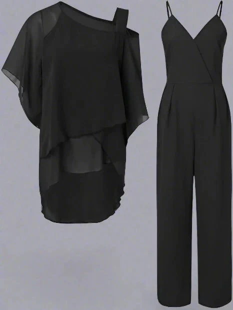 Jennifer | Elegantes Chiffon Set - Image 2