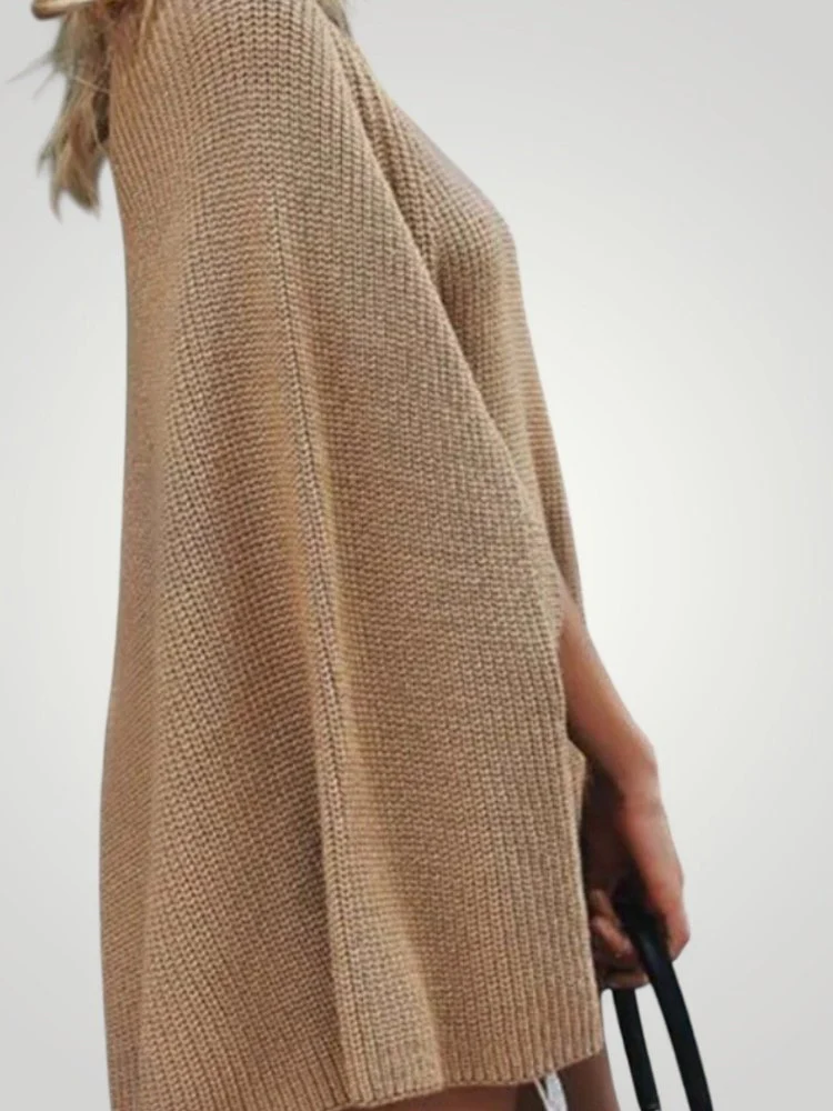 Johanna | Stilvoller Khaki-Pullover für Damen
