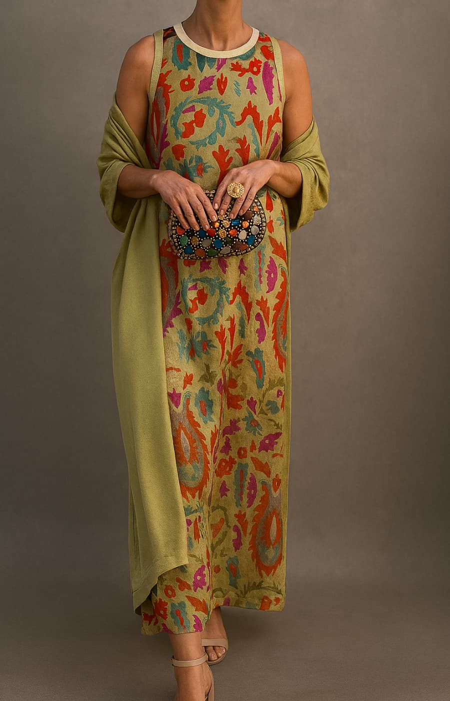 Jolina | Elegantes langes Kleid mit modernem Schnitt - Image 2