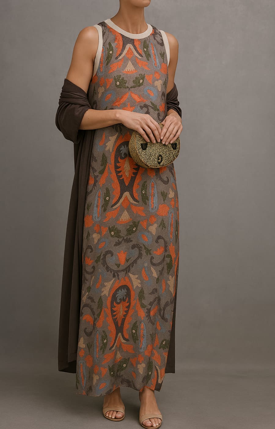 Jolina | Elegantes langes Kleid mit modernem Schnitt - Image 5