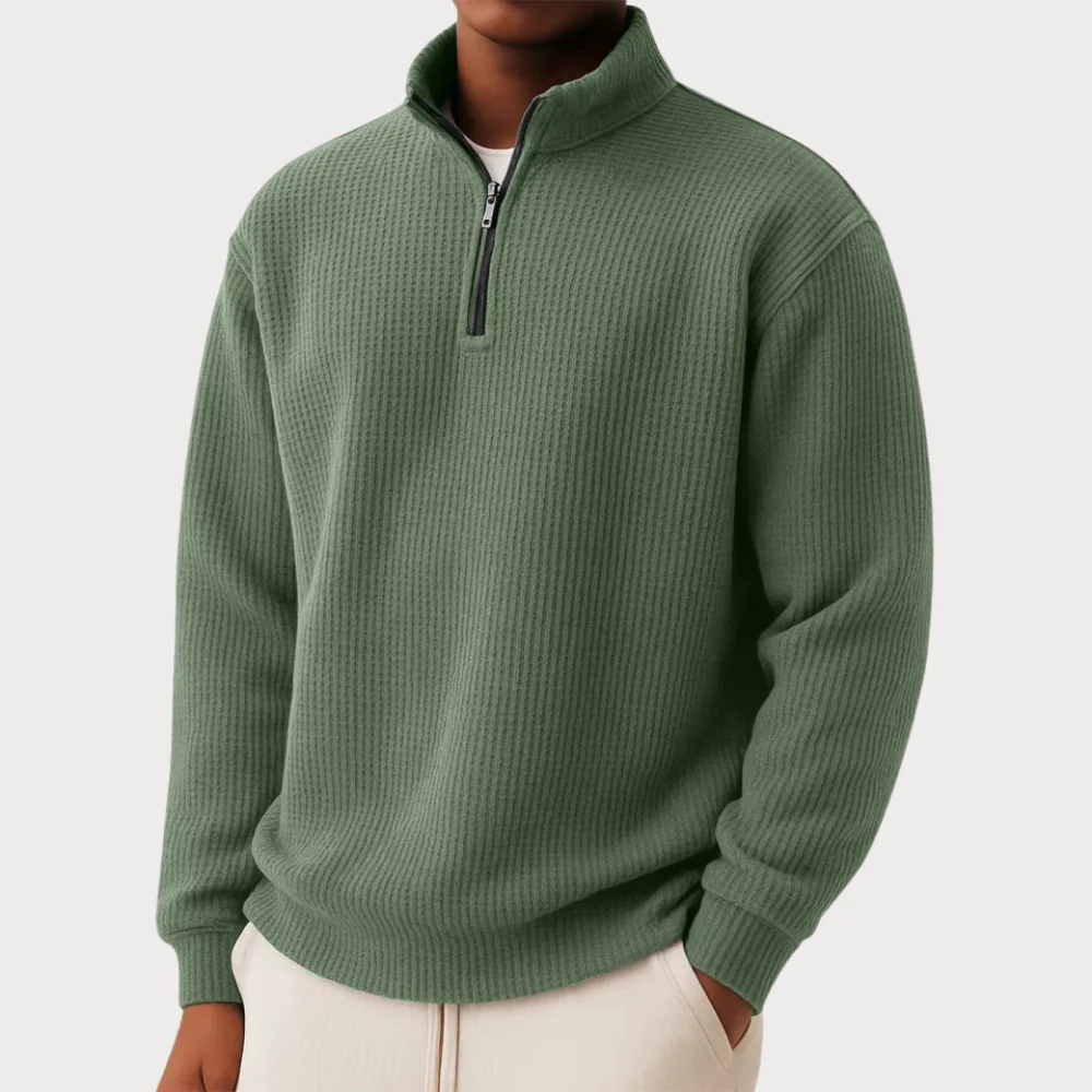 Jonas | Eleganter Zip Pullover für jeden Tag - Image 3