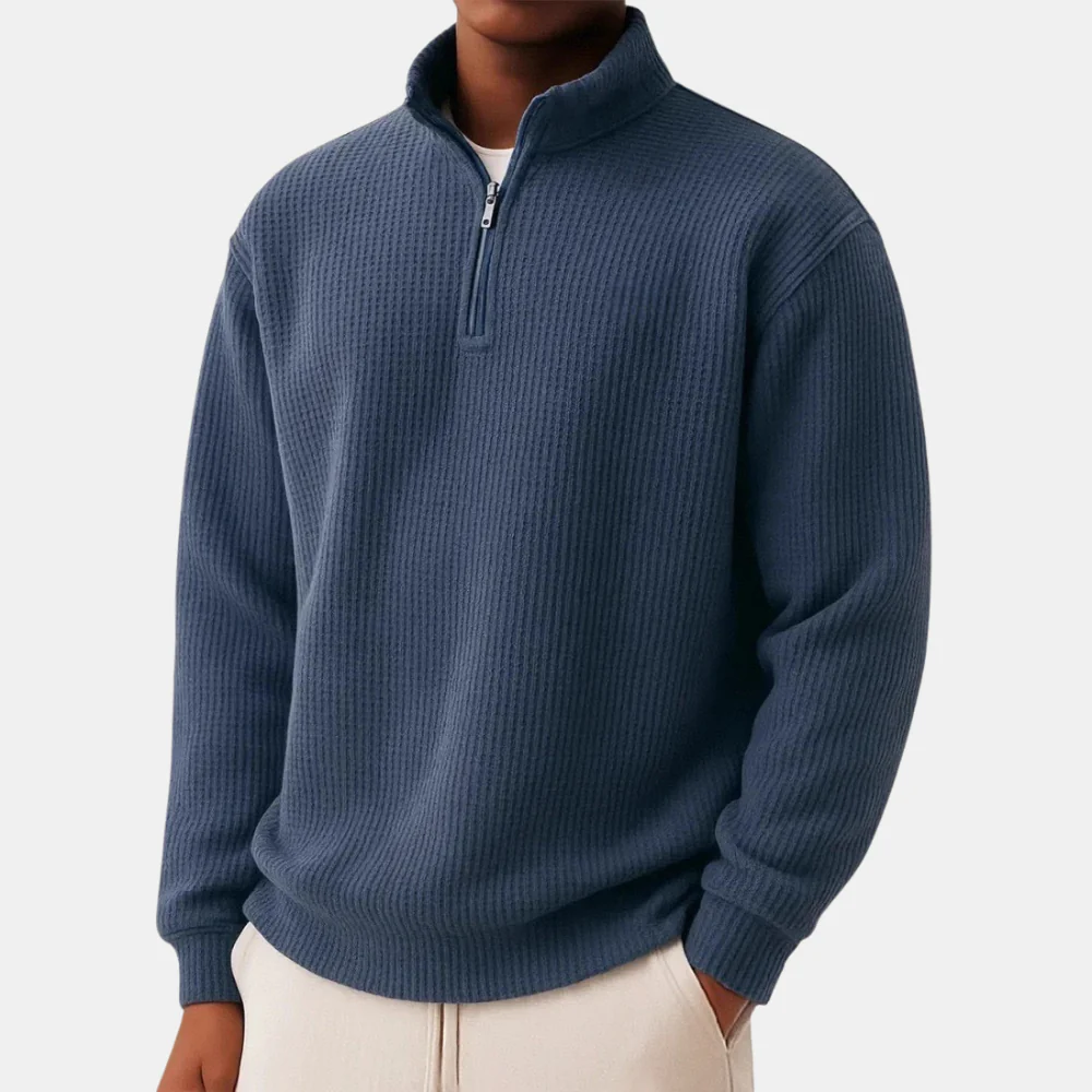Jonas | Eleganter Zip Pullover für jeden Tag - Image 4