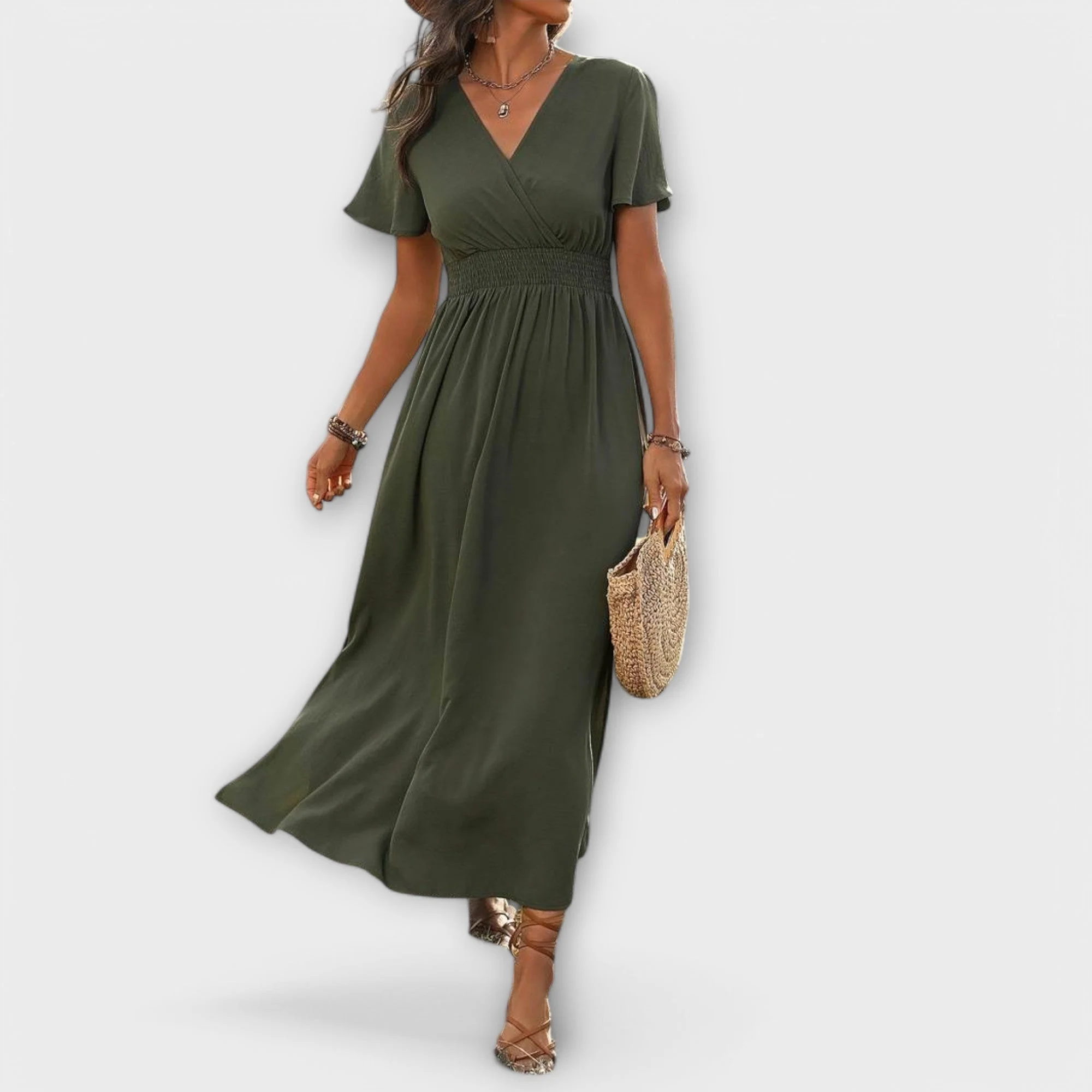 Julia | Edles Kleid mit Ärmeln Damen - Image 5