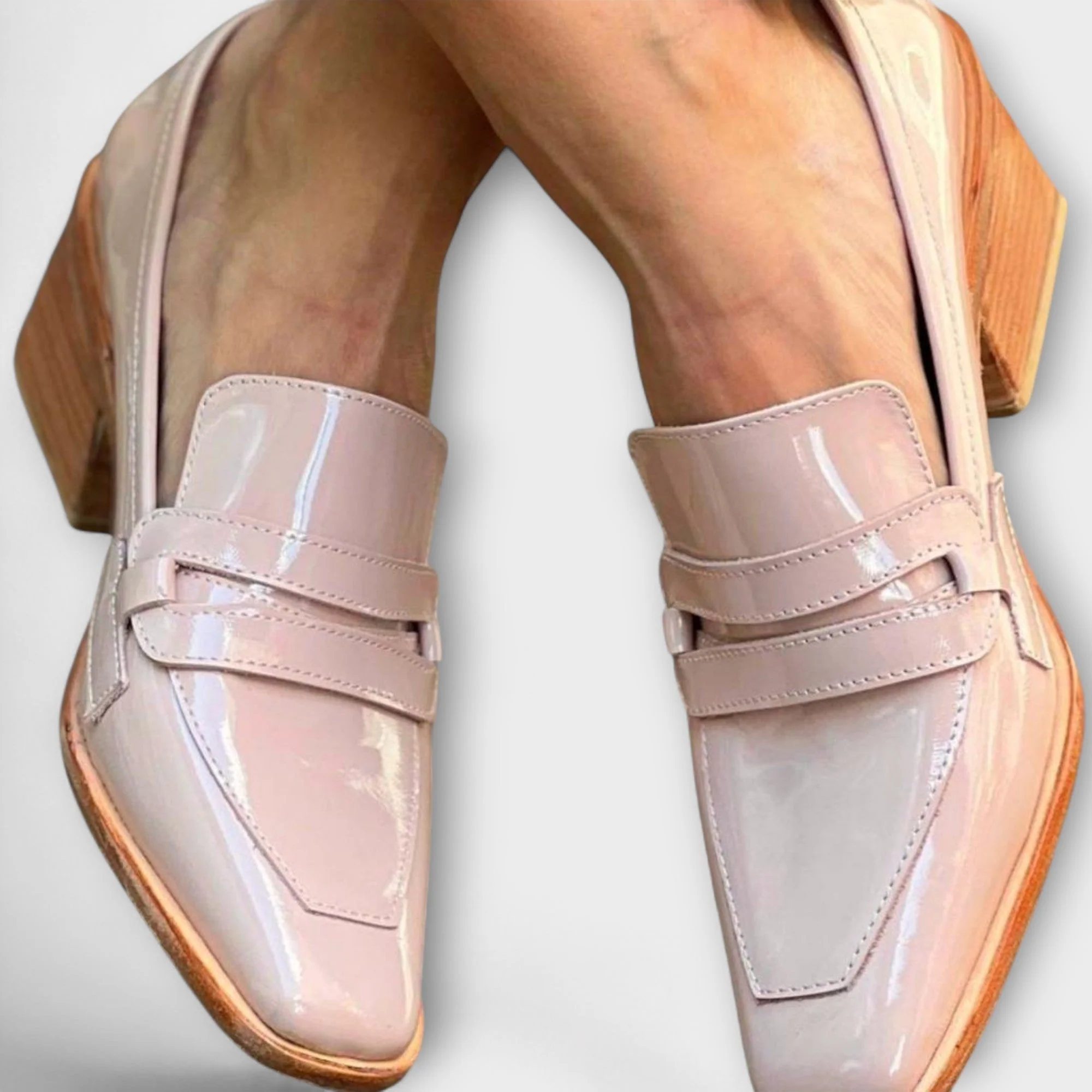 Julia | Glänzende Loafers mit elegantem Schnitt