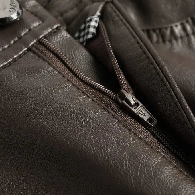 Julia | Weite Damen Lederhose stilvoll elegant - Image 3