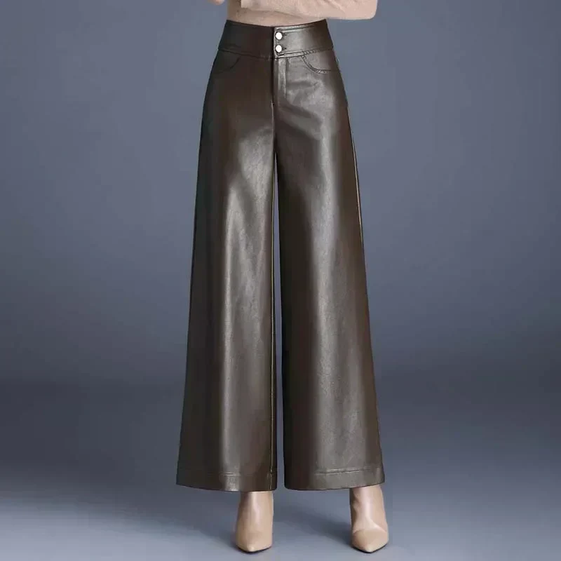 Julia | Weite Damen Lederhose stilvoll elegant - Image 7