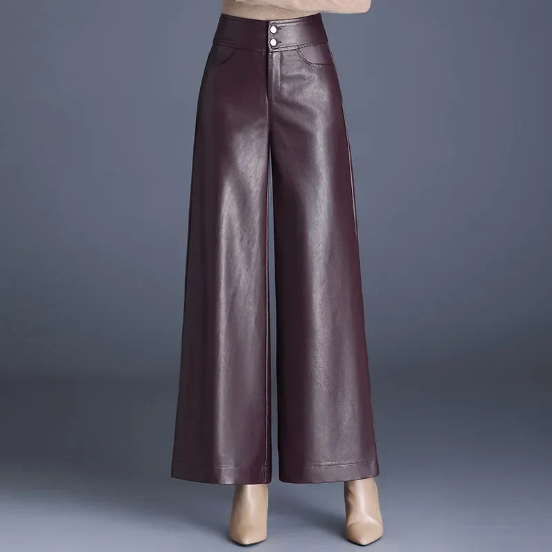 Julia | Weite Damen Lederhose stilvoll elegant - Image 8