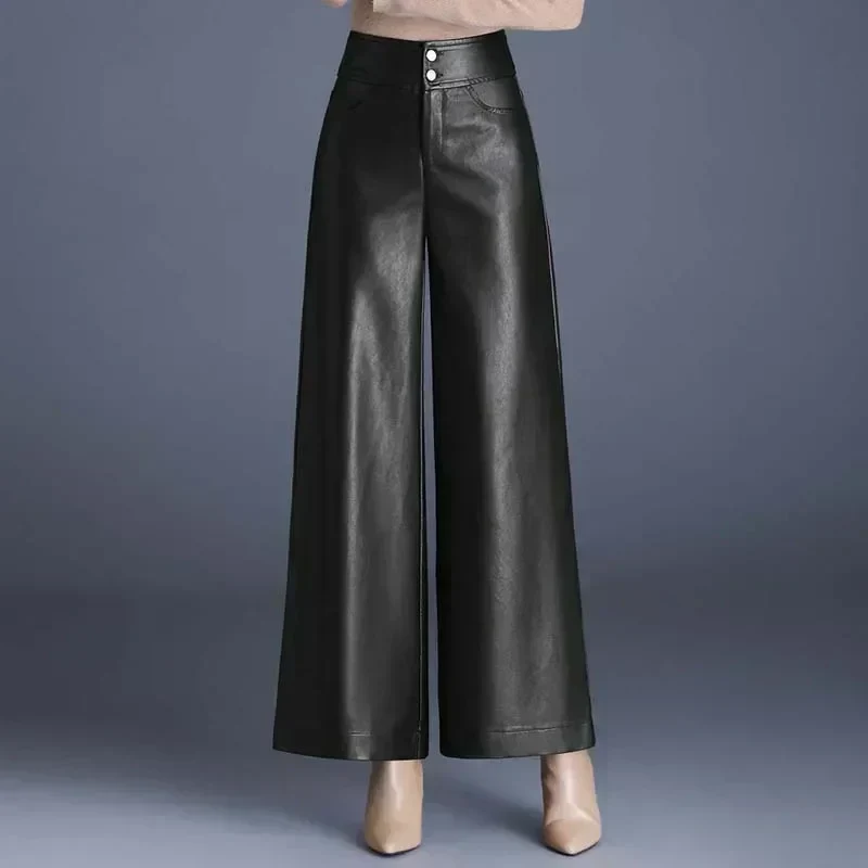 Julia | Weite Damen Lederhose stilvoll elegant - Image 9