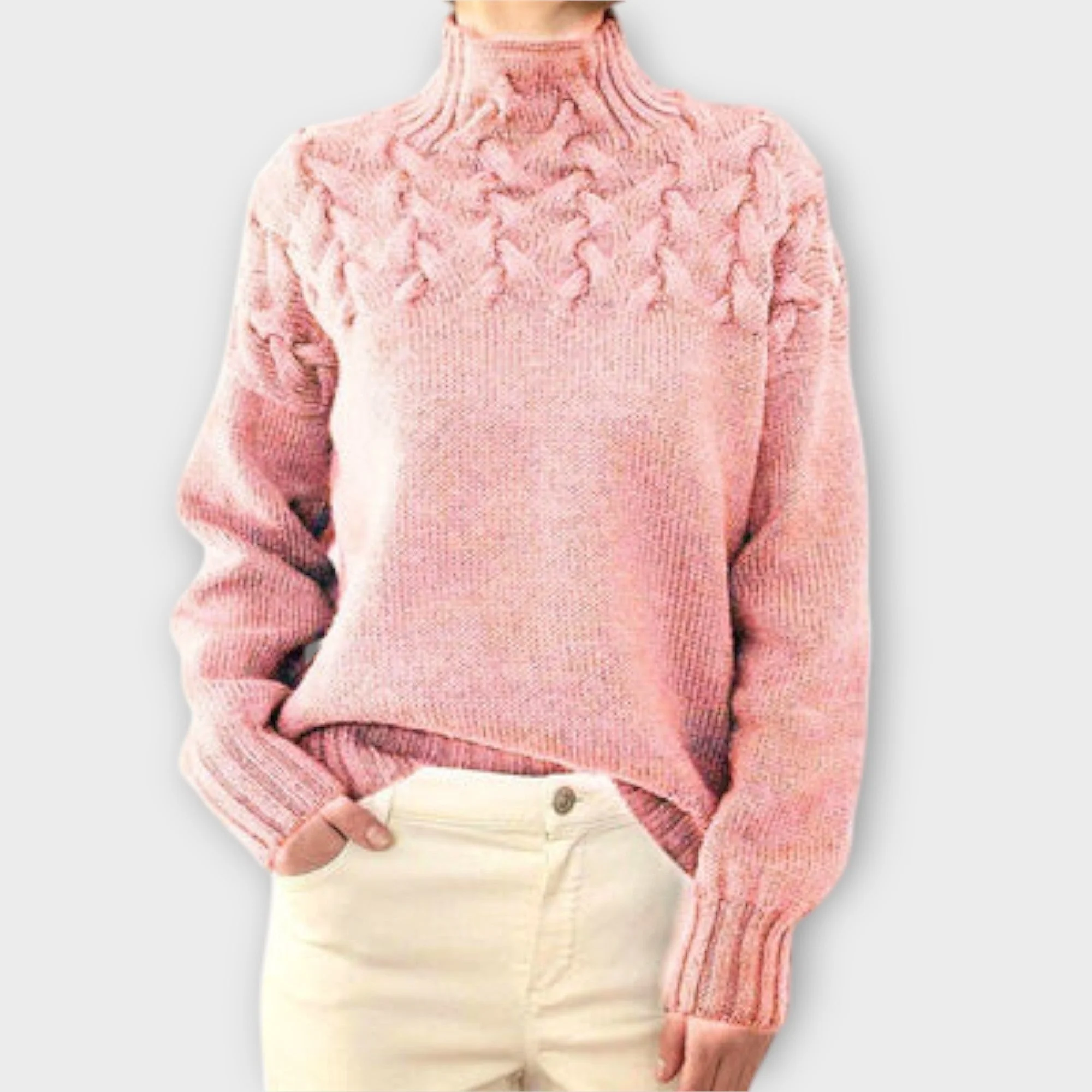 Julia | Zopfstrickpullover Damen elegant & bequem - Image 8
