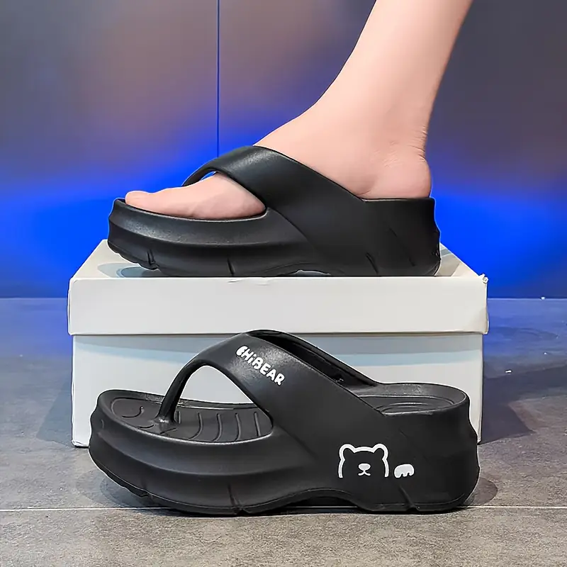 Junea – Süße Flip-Flop-Hausschuhe mit Bären-Platea - Image 5