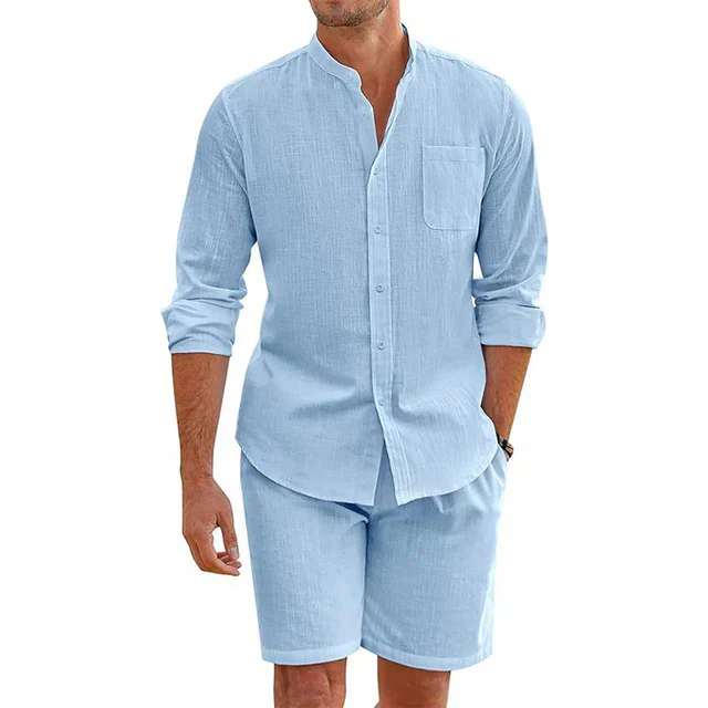 Kai - Freizeithemd und Shorts Set für Herren - Image 4