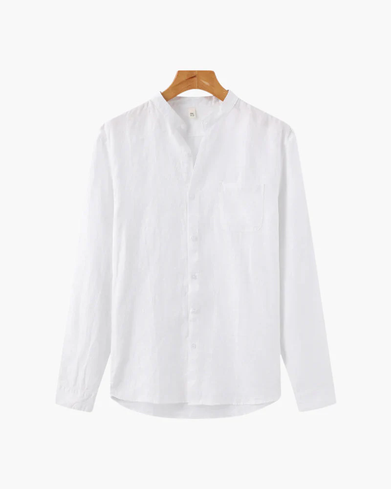 Kai | Lightweight Langarm Herren Sommer Leinenhemd - Image 17