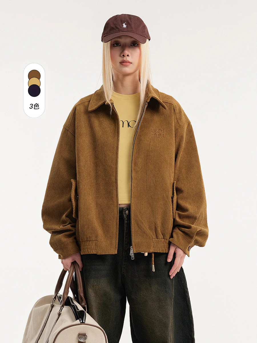 Kaira | Cordjacke Im Retro-Stil