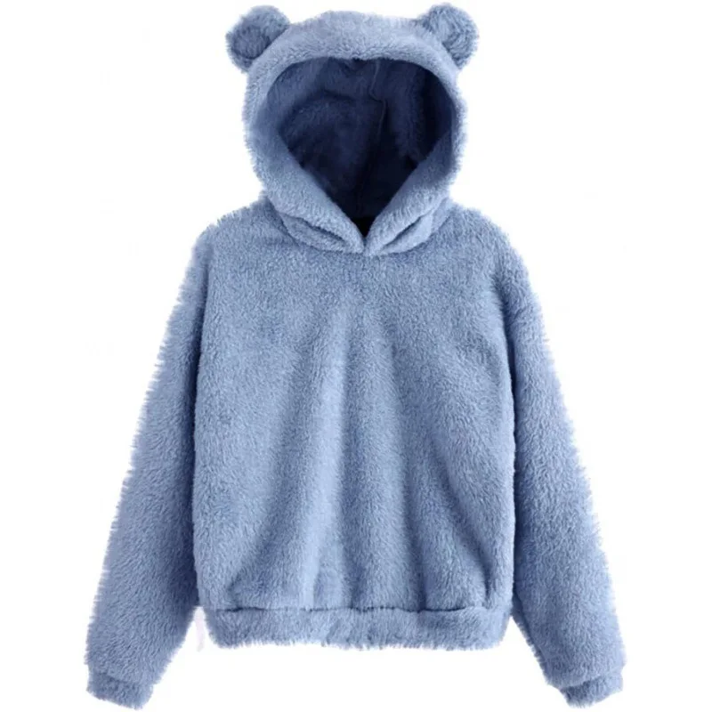 Kapuzenpullover mit Bärenohr-Akzenten für Damen