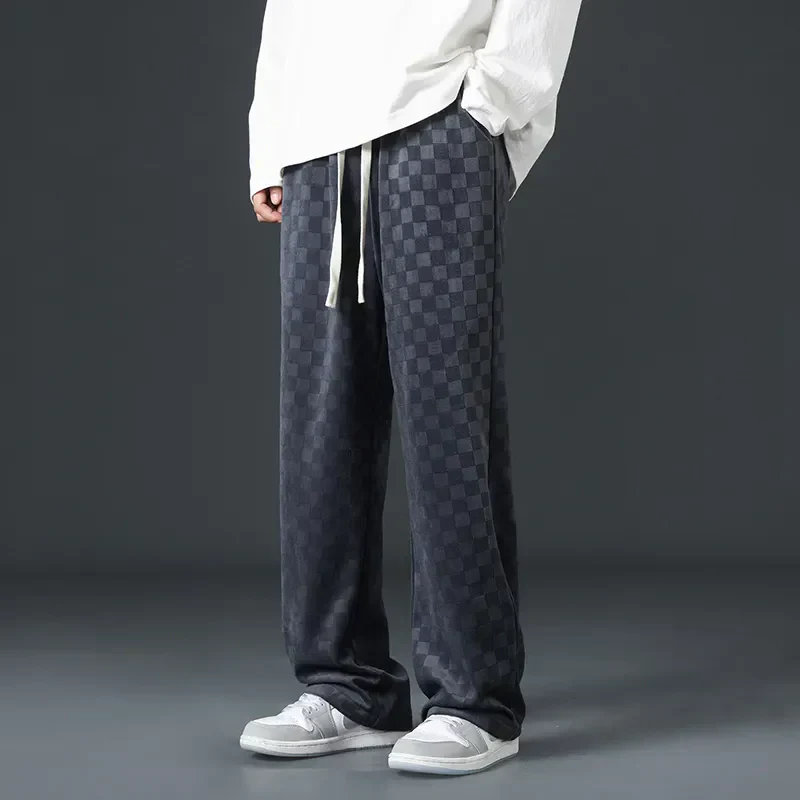 Karierte Cord-Sweatpants für Herren - Image 20