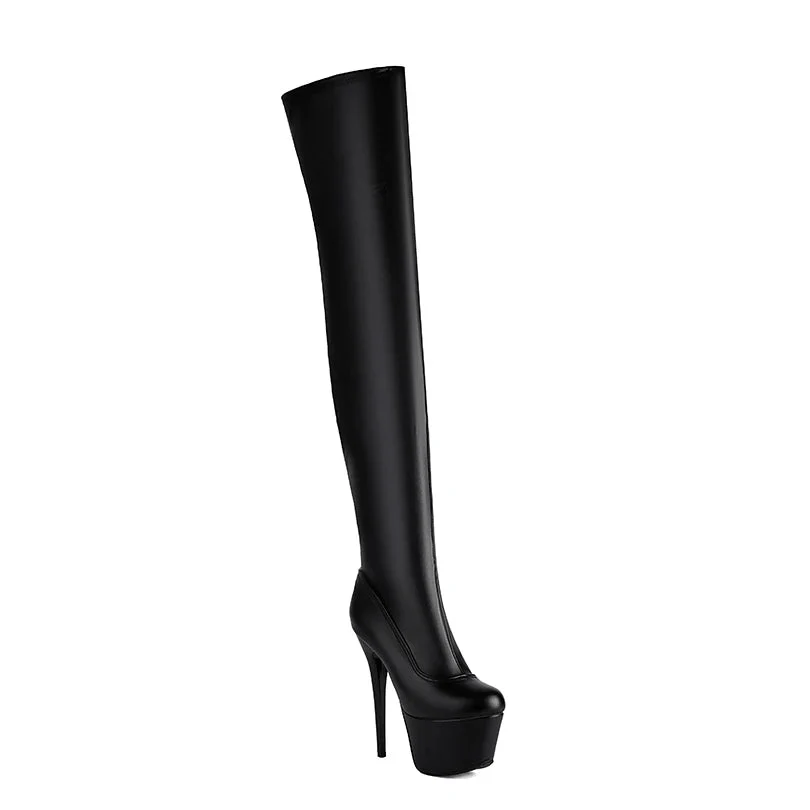 Karolin | Hohe Overknee Stiefel - Image 7