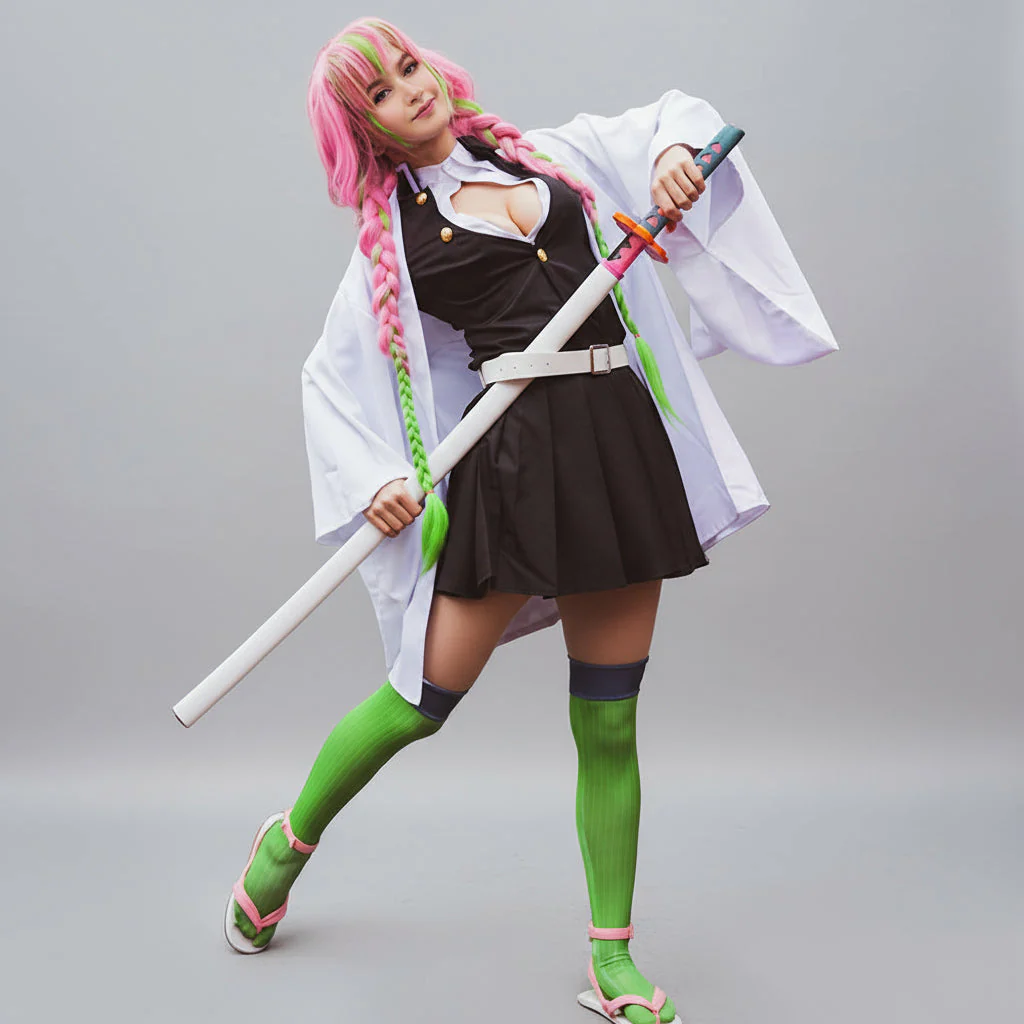 Kimono Cosplay Kostüm Set aus Polyester - Image 10