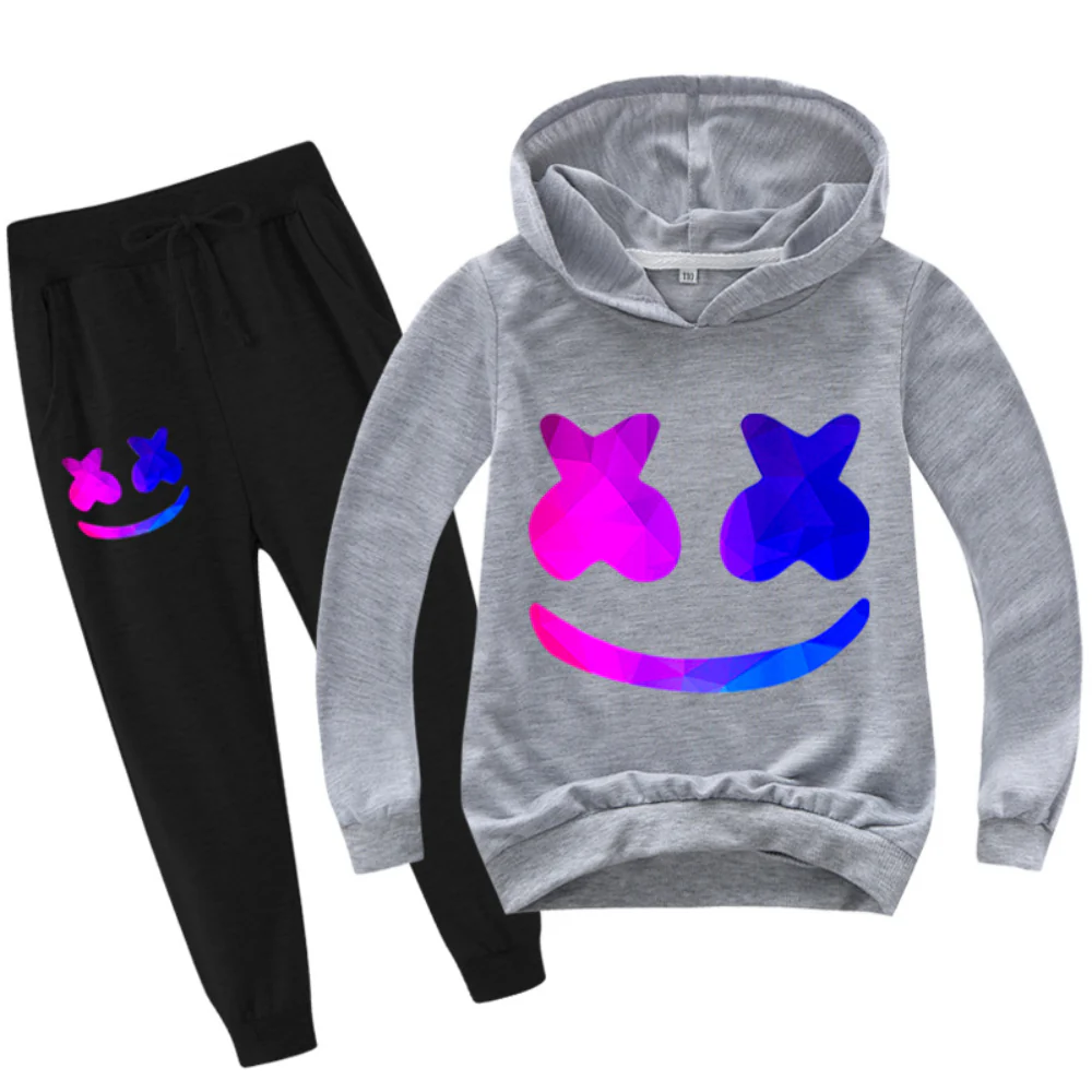 Kinder DJ Kostüm Set aus Baumwoll-Kapuze Hose - Image 2