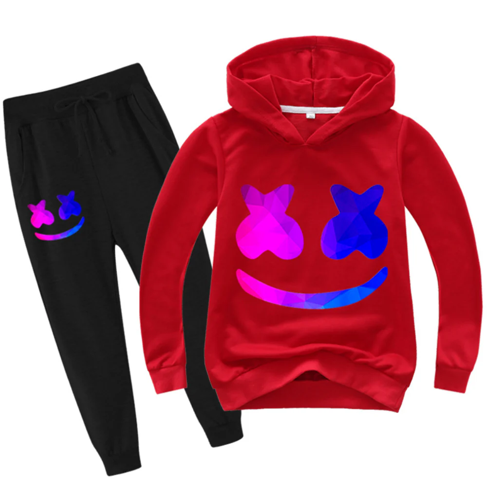 Kinder DJ Kostüm Set aus Baumwoll-Kapuze Hose - Image 3
