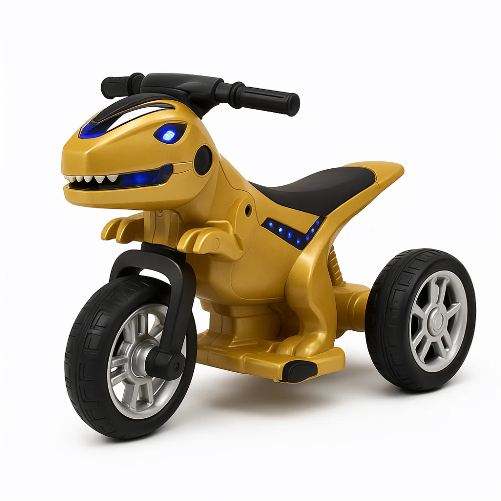 Kinder Elektro Motorrad Dreirad Dinosaurier 12V LED Musik Akku - Image 5