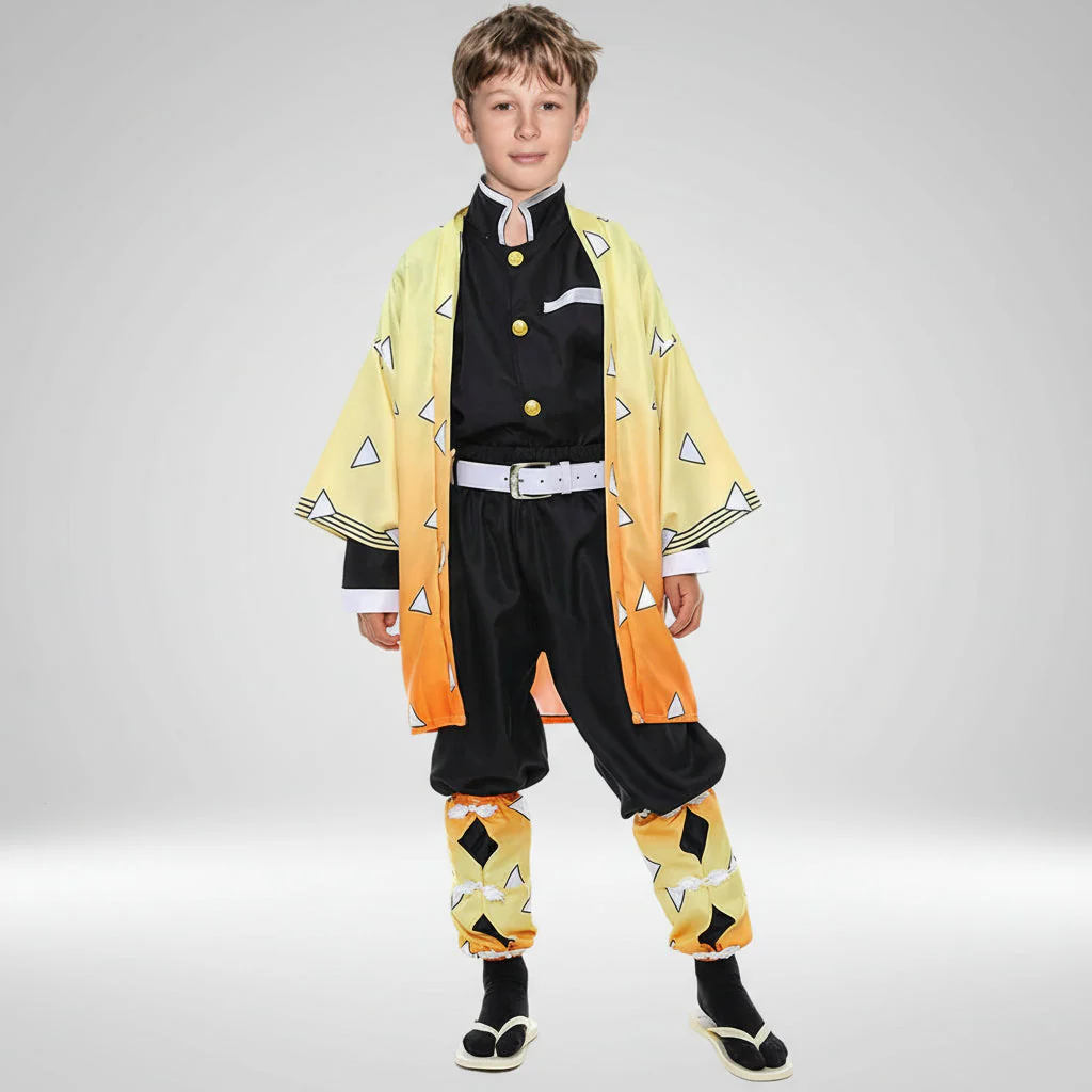 Kinder Kimono Cosplay Kostüm-Set aus Polyester - Image 10