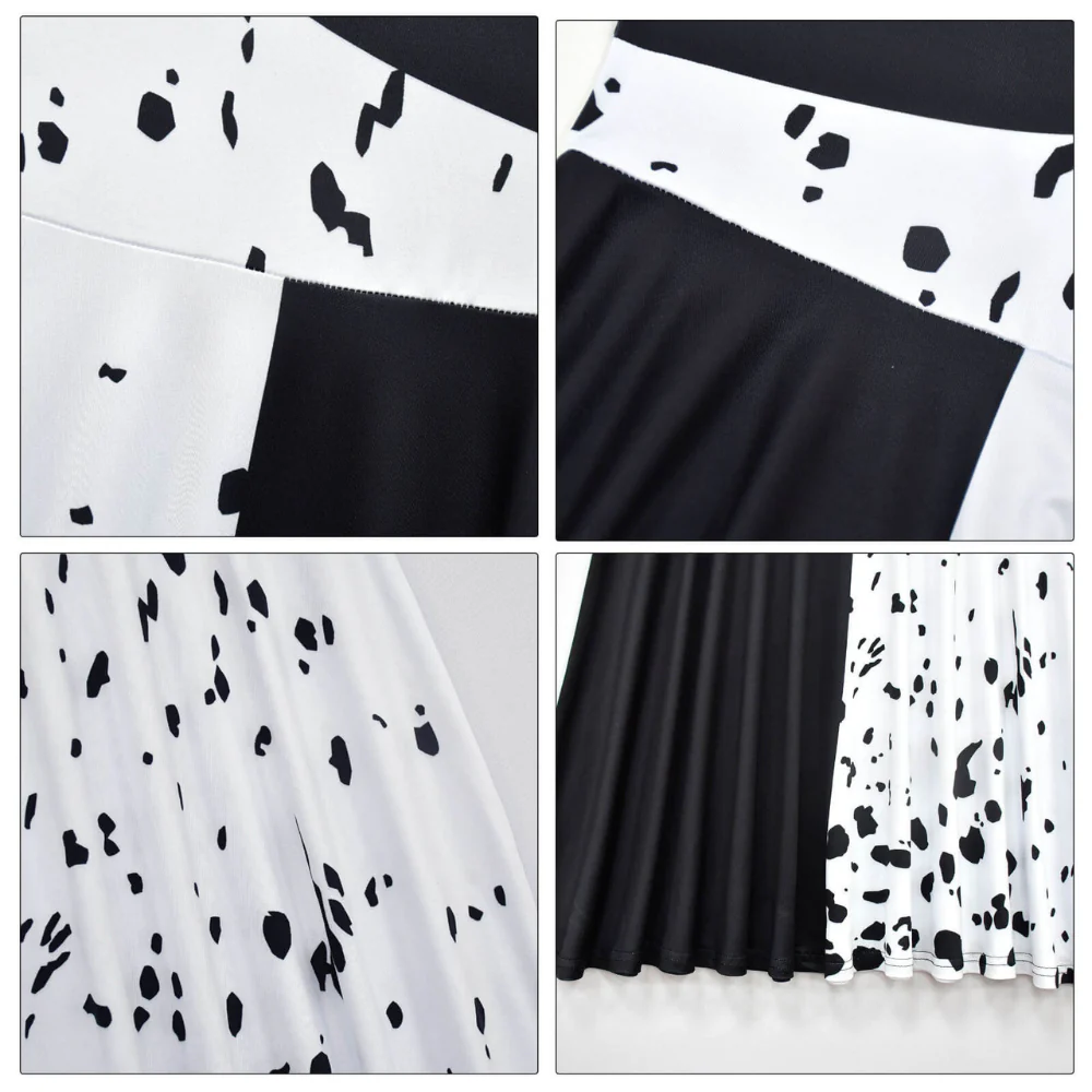 Kinder Kostüm Kleid Schwarz Weiß Karneval Mädchen - Image 4