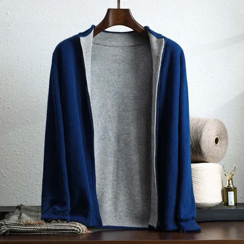 Klassische Herrenjacke mit Reißverschluss | Herbst