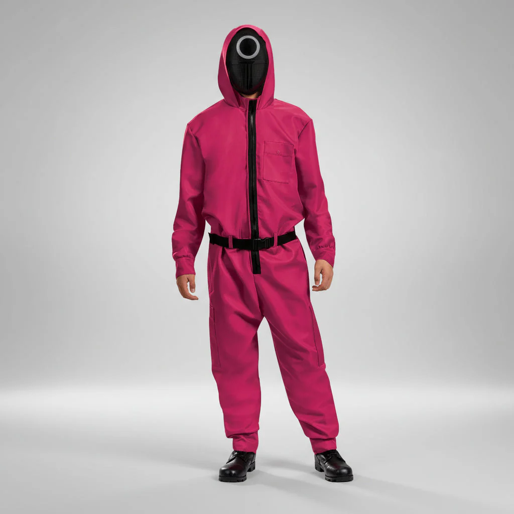 Kostüm Erwachsene Overall mit Maske Halloween Fasching Cosplay - Image 6