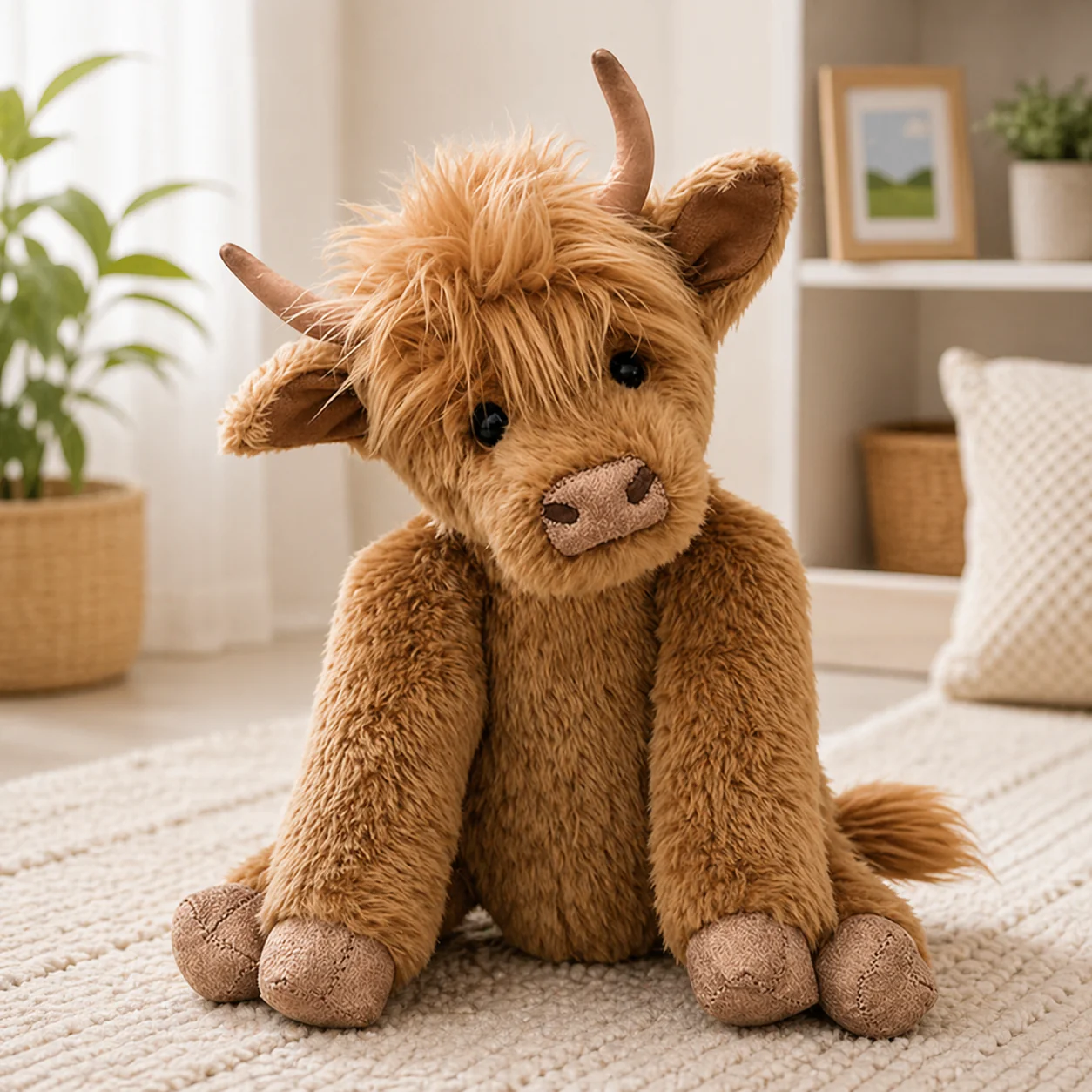 Kuh Kuscheltier Plüschtier Weich Spielzeug Kinder - Image 2