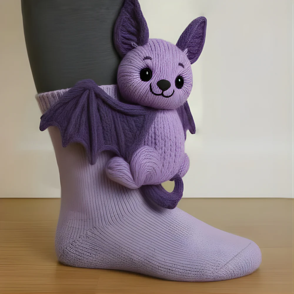 Kuschelsocken Unisex Winter Warm Weich Tiermotiv Haussocken - Image 10