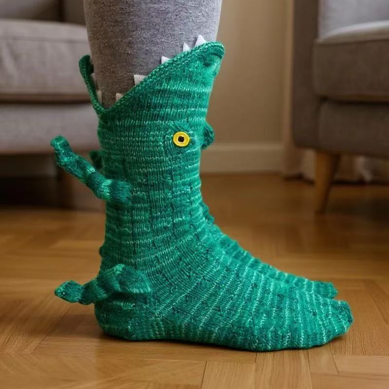 Kuschelsocken Unisex Winter Warm Weich Tiermotiv Haussocken - Image 11
