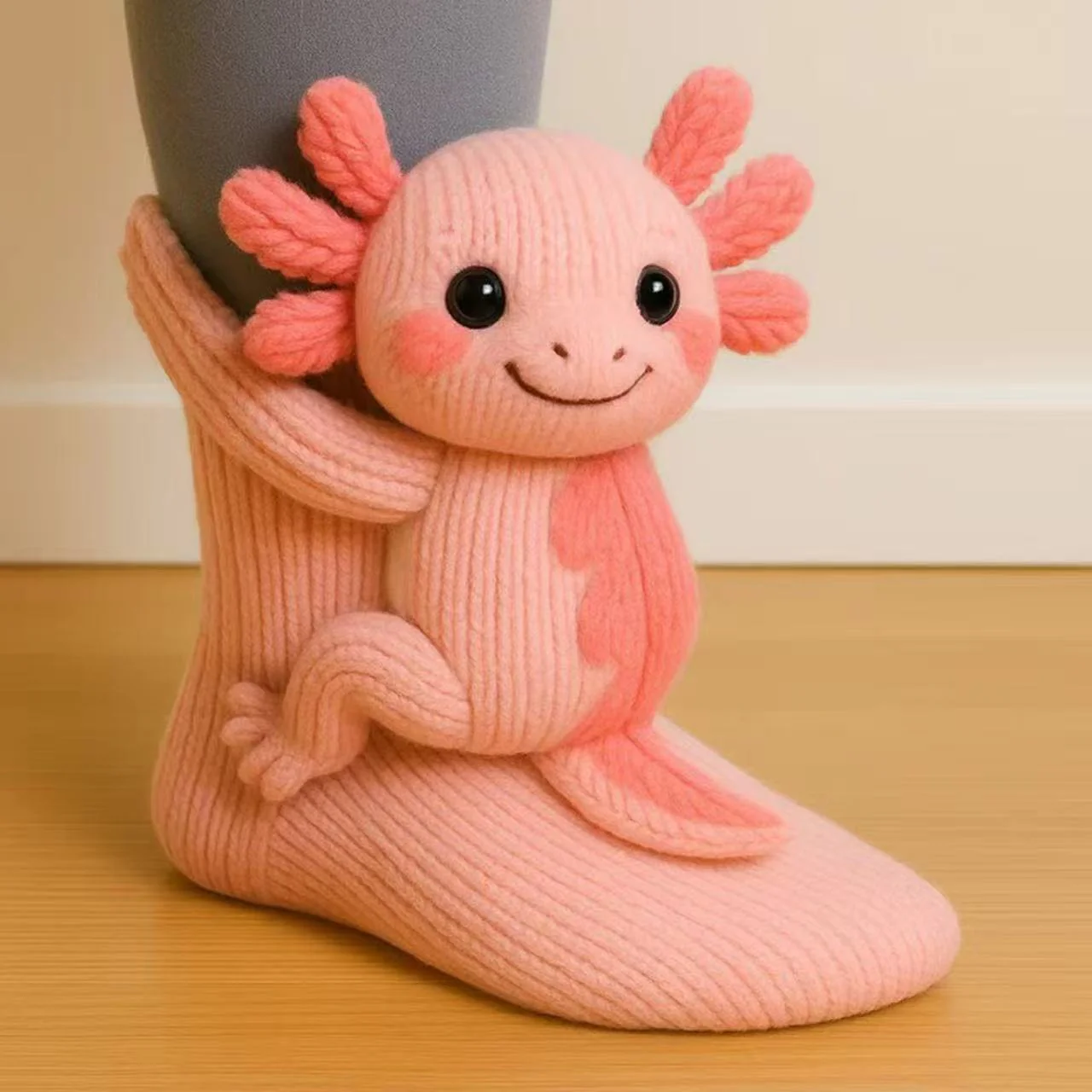 Kuschelsocken Unisex Winter Warm Weich Tiermotiv Haussocken - Image 12