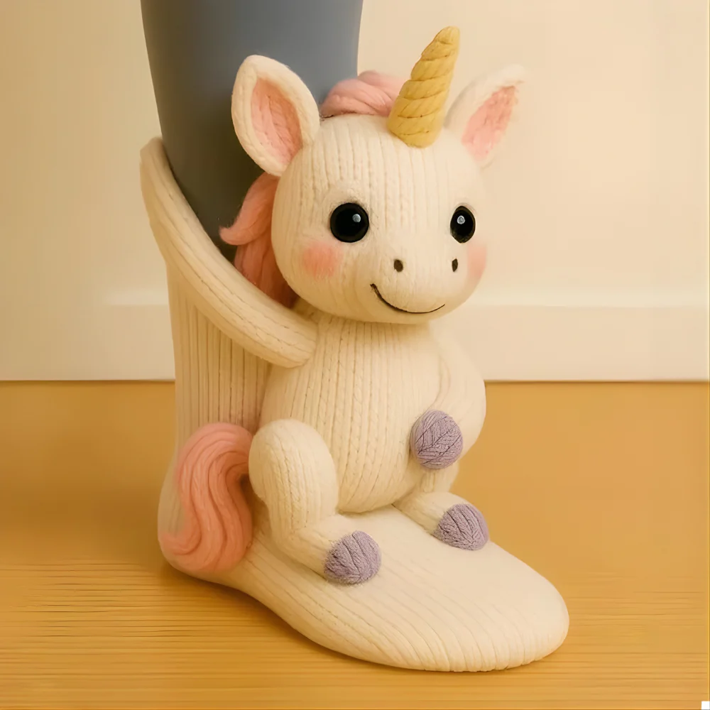Kuschelsocken Unisex Winter Warm Weich Tiermotiv Haussocken - Image 15
