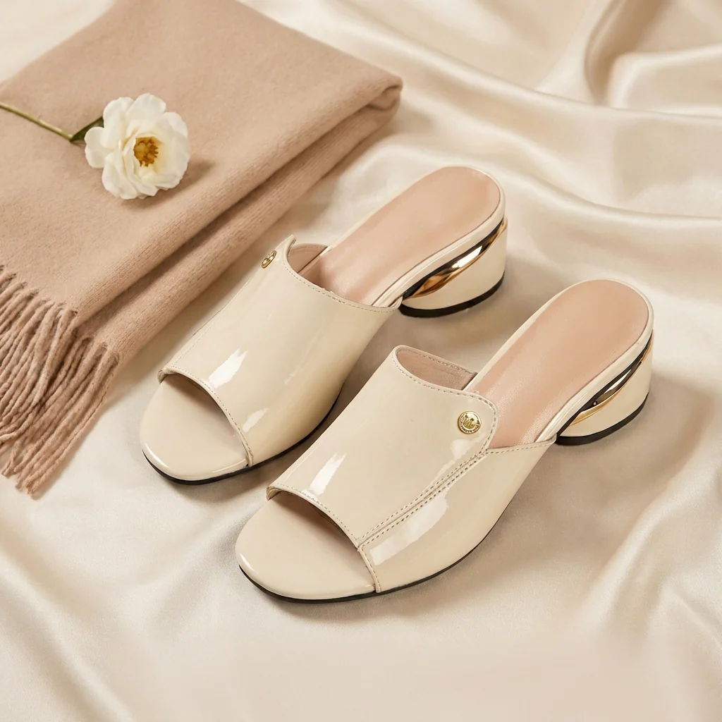 Lara | Stilvolle Heels Damen Slide Look - Image 7
