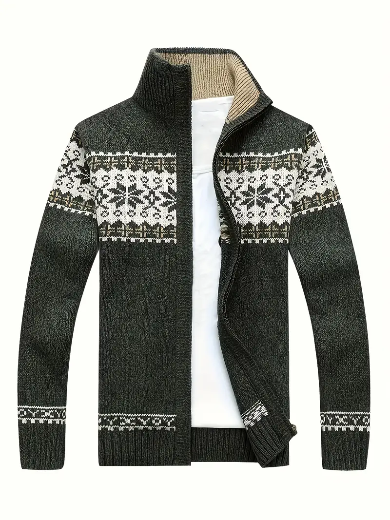 Lässige skandinavische Strickjacke - Ulrich - Image 4