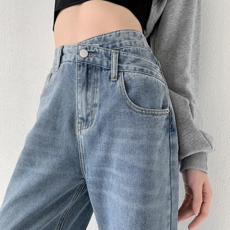 Laura | Entspannte Mom Jeans mit weitem Bein - Image 2