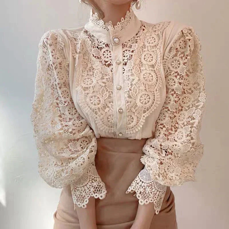 Lea | Hohlblumen bluse - Image 11