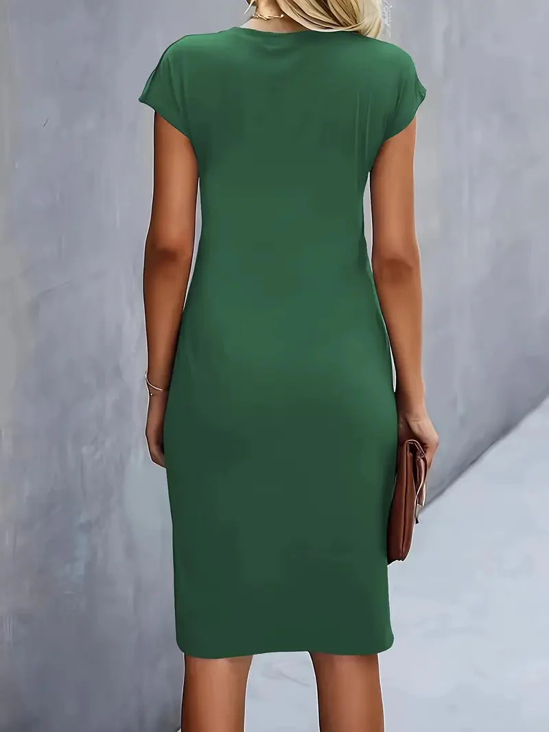 Lea | Klassisches Rundhals-Kleid für Damen - Image 2