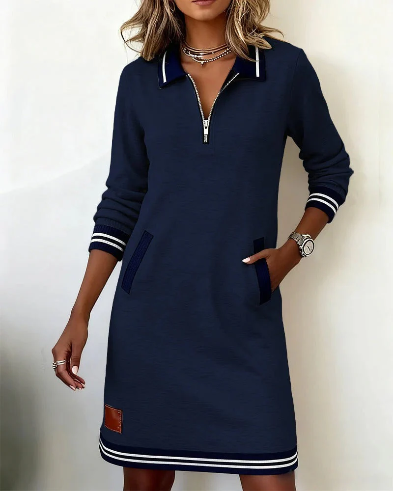 Lea | Stilvolles Damen Kleid aus Baumwolle mit langen Ärmeln - Image 19