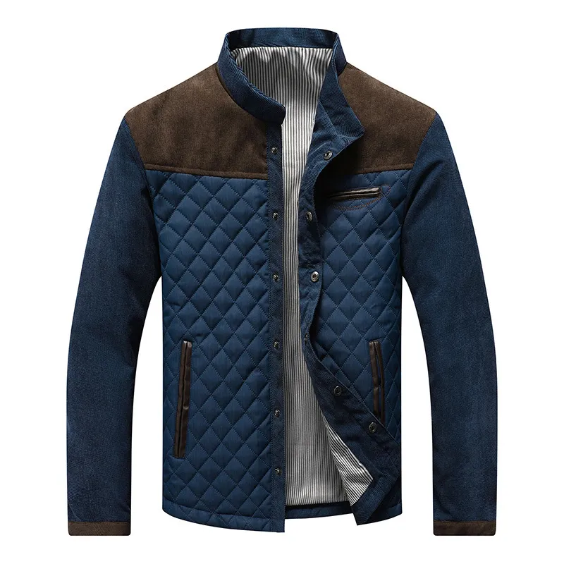 Leicht Gefüttert Übergangsjacke Herren | Elegant Steppjacke Kontrast - Image 2