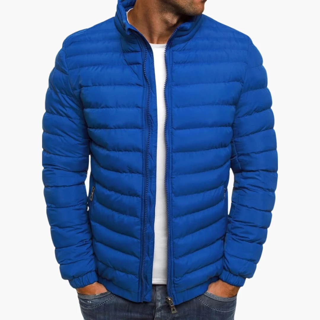 Leichte Steppjacke mit Reißverschluss - Herren Übergangsjacke - Image 2