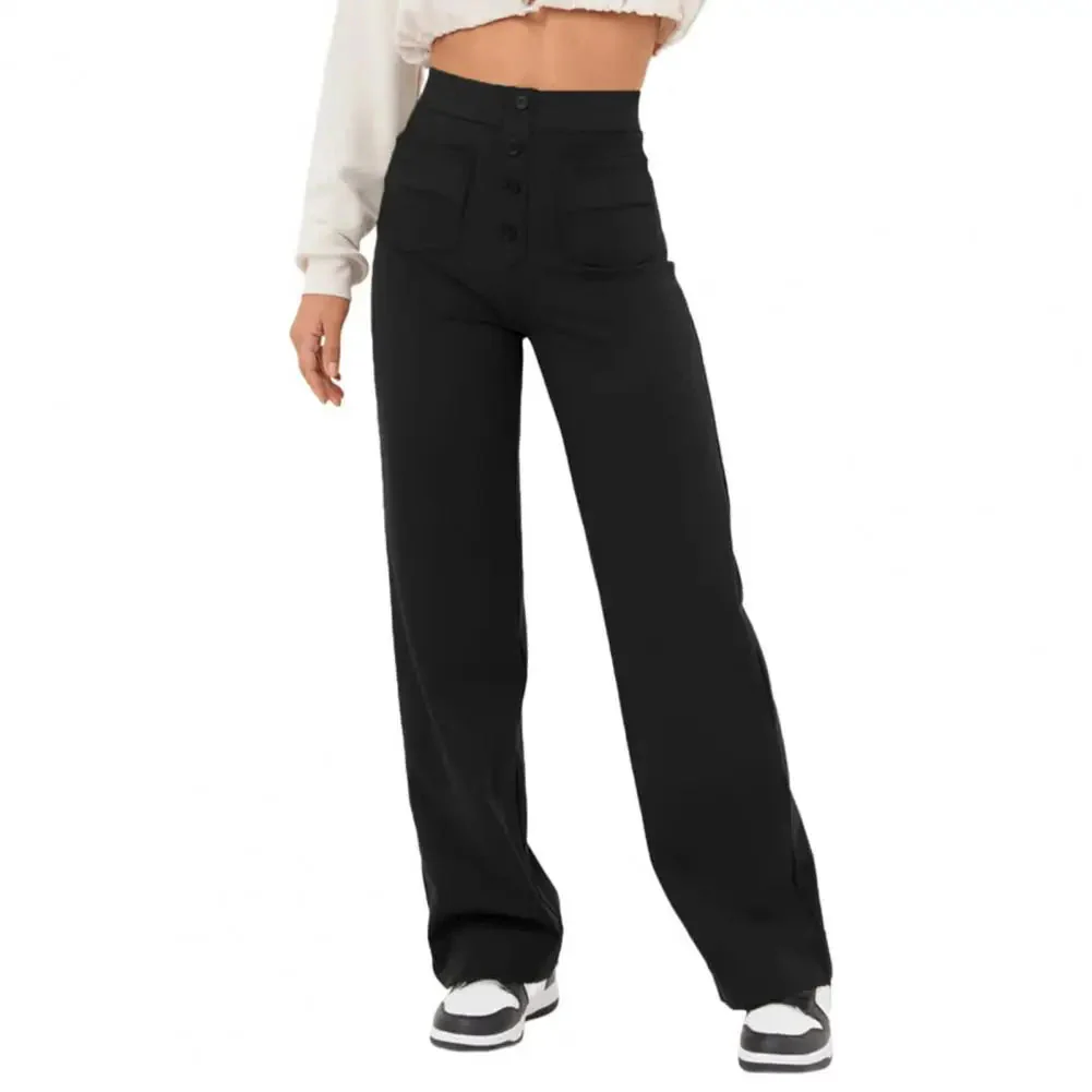 Lena - Hose mit weitem Bein und hohem Bund für Damen