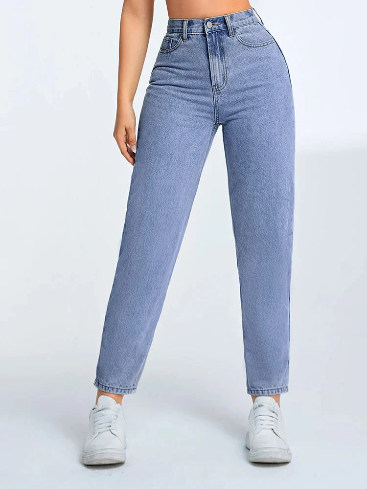 Lena | Moderne Mom Jeans mit Hohem Bund - Image 4