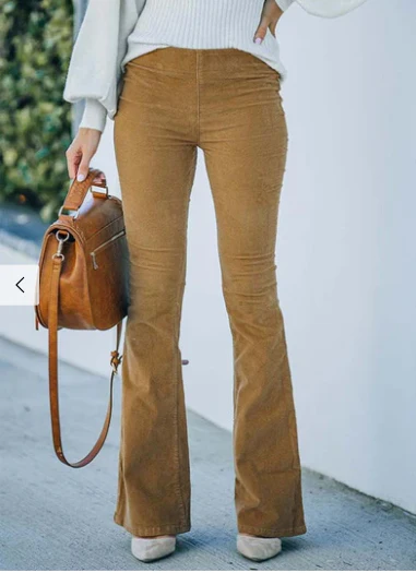 Lena | Schlanke Damenhose elegant mit Schlagbund - Image 3
