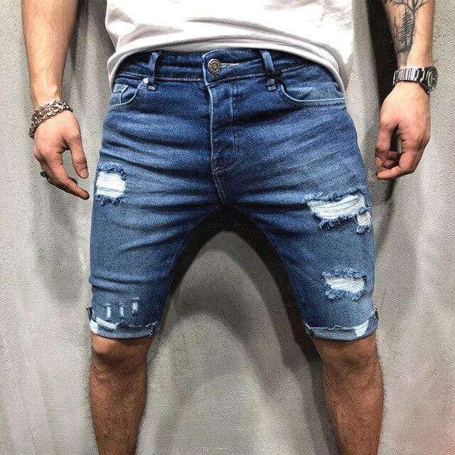 Leon | Trendige Denim Shorts für Herren Urlaub - Image 3