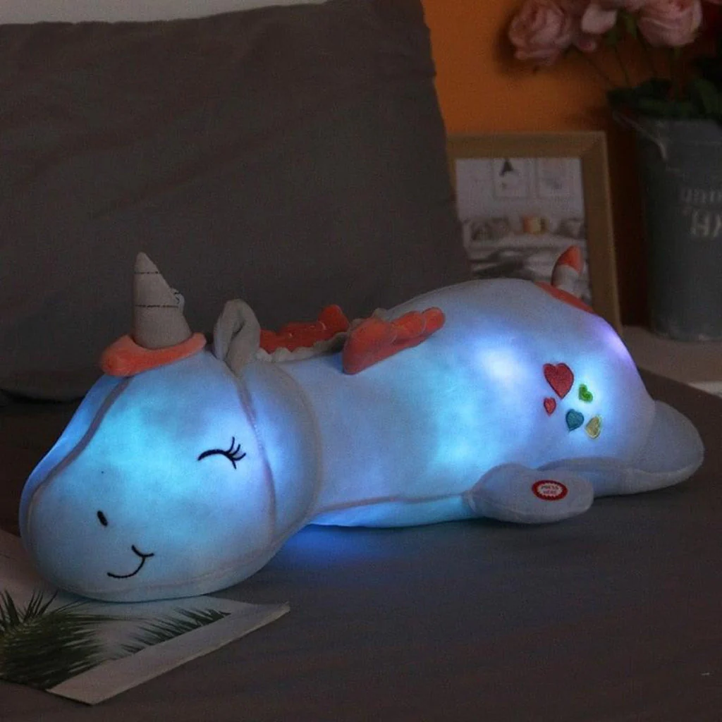 Leuchtendes Einhorn Kuscheltier Plüsch Licht Kinder Geschenk - Image 2