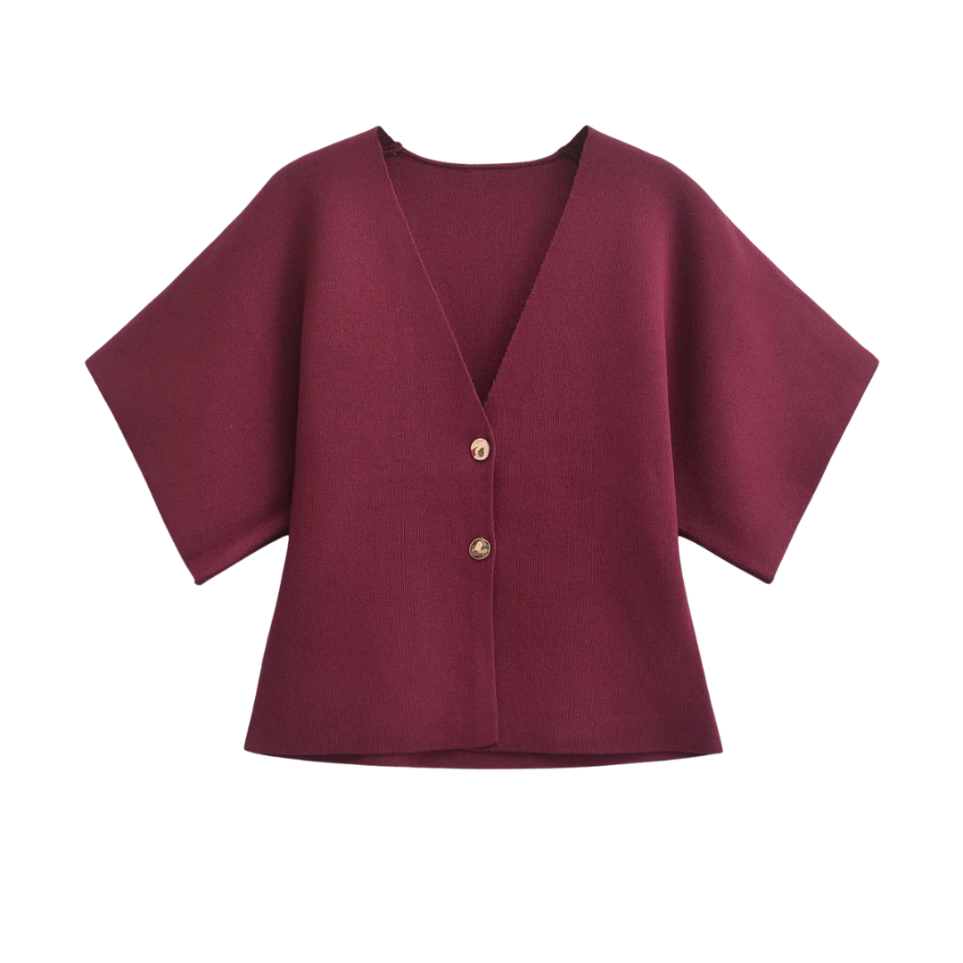 Lina | Minimalistische Bluse mit Knopfleiste - Image 2